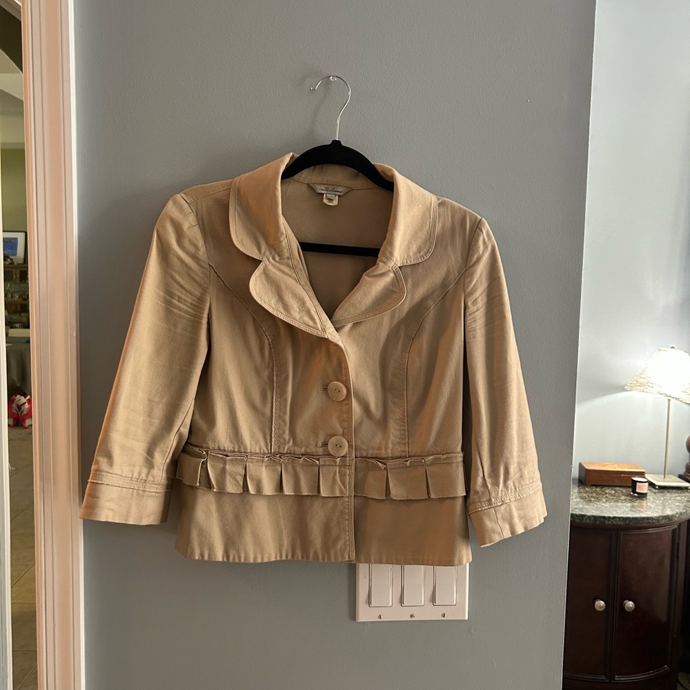 Intuitions beige blazer
